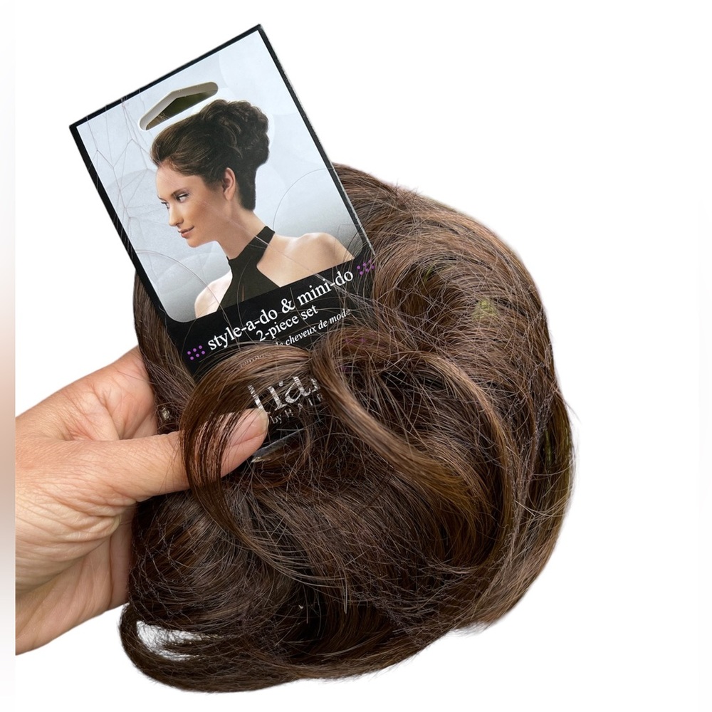 Hairdo by Hairuwear Style-A-Do & Mini-do 2 piece set New color brown